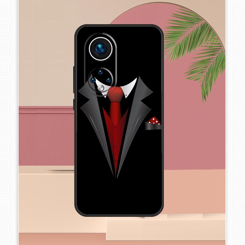 Suit and Tie Case For Honor Magic 5 6 7 8 Pro Honor X9c X9b X9a X8b X8a X8c 50 70 90 400 200 Lite Cover