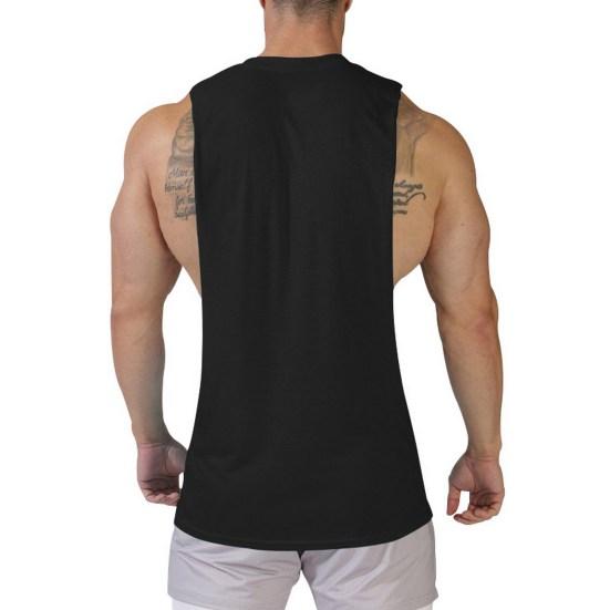 Herren Sport Fitnessstudio Tanktop Ärmellos Rundhalsausschnitt Atmungsaktiv Schweißabsorption Locker Lässig Slim Fit Sommer Weste Shirt