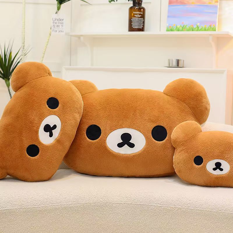 Süßer Rilakkuma Plüsch Warme Handkissen Cartoon Bär Plüschtier Weiches Kissen Geburtstagsgeschenk