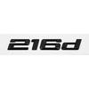 ABS Adesivo Emblema Logo Lettere Baule Posteriore Auto Per BMW Serie 2 216d 218d 220d 225d 228d 230d 235d 240d F22 F23 F45 F46