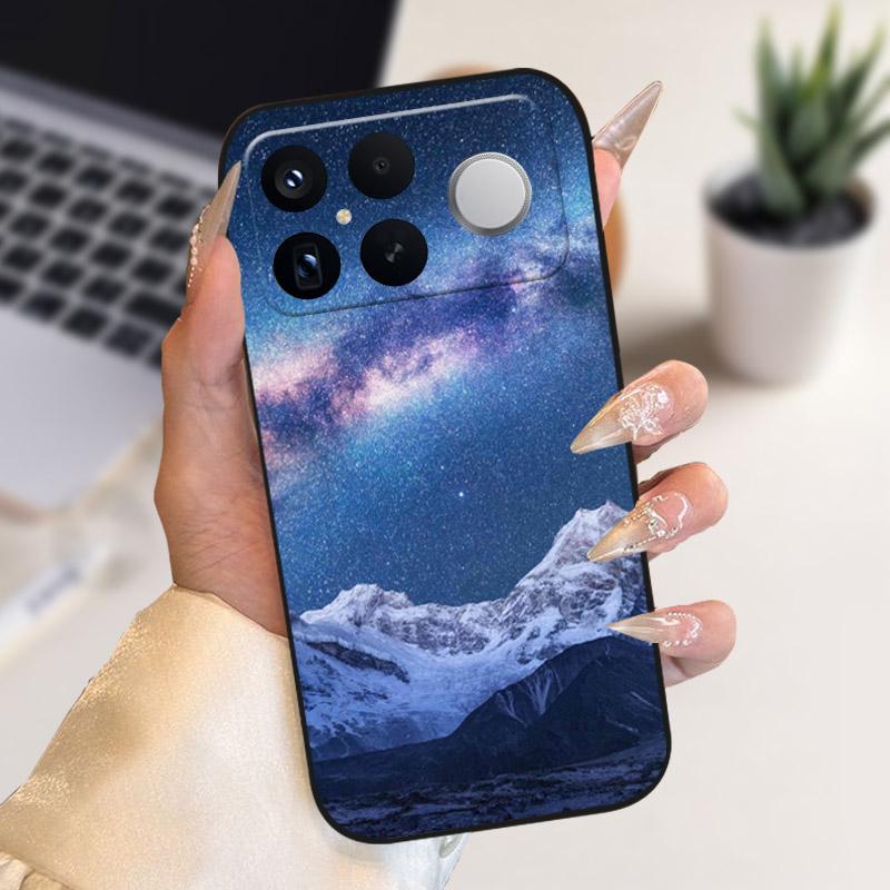 Etui do POCO F8 Ultra Modne Odporne na Wstrząsy Pokrowiec na Telefon Silikonowe Miękkie Zderzak TPU Dla Xiaomi POCO F8Ultra Powłoka Fundas Kreskówka Capa