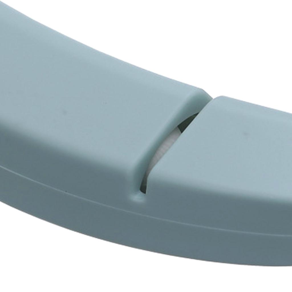 Knife Sharpener 2 Slot Kitchen Knives Sharpen Blade Sharpening Tool Banana Design Decor Grey