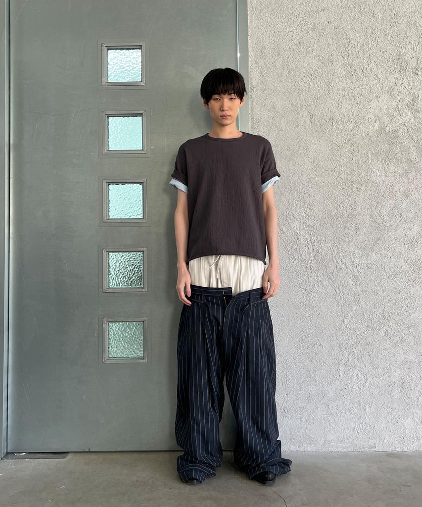 PARADIGMFILM [Ep.02] Double Sleeve T-Shirt (Charcoal)
