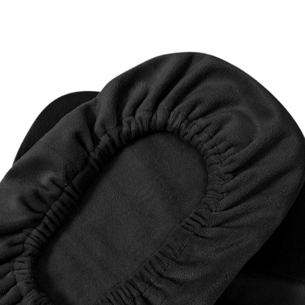 2pcs Sponge Velvet Arm Cover Heighten Chair Slipcover Elastic Armrest Covers  Office Computer Chair
