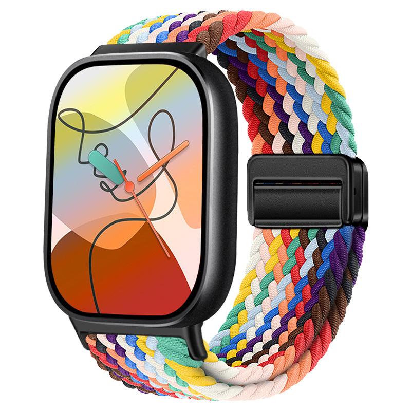 Magnetic Strap for Xiaomi Smart Mi Band 9 Pro/8 Pro Watch Band Comfortable Stretchable Braided Correa Redmi Watch 4 5 6 Brecelet