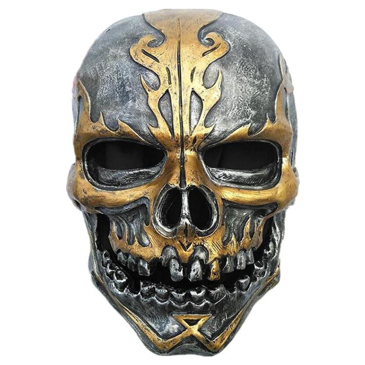 Funny Cute Resin Jack Sparrow Skull Mask Ideal For Halloween Pirate Costume Parties