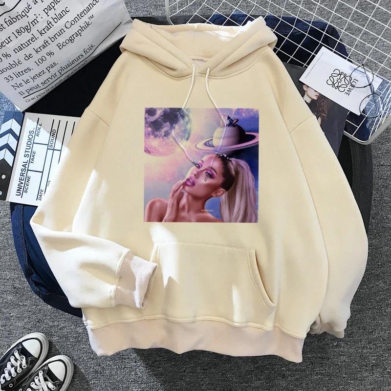 

Ariana Grande Hoodie Harajuku Funny Women 90s Sweatshirt Clothes Female/male Graphic Pullovers Hood Oversized Ulzzang Tumblr XL