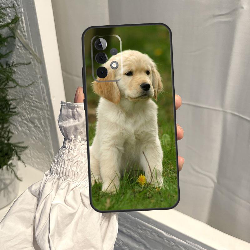 

Golden Retriever Dog Case For Samsung Galaxy A56 A36 A16 A06 A54 A34 A14 A13 A53 A12 A22 A32 A52 A35 A15 A55 A17 Samsung A54 5G