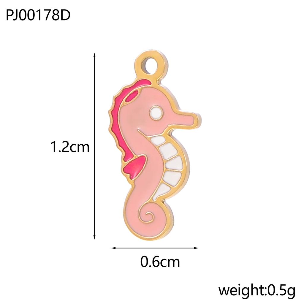 CARLIDANA Fashion Gold Plated Stainless Steel Sea Shell Cross Charms For Jewelry Making Necklace Pendant DIY Accessories