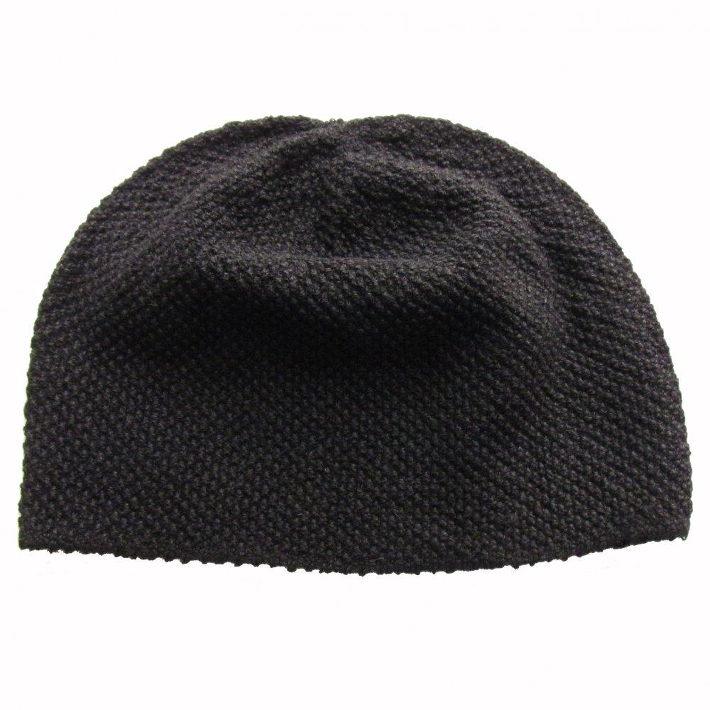 EdgeCity Hemp Seamless Islam Watch Cap Beanie M 58cm Black