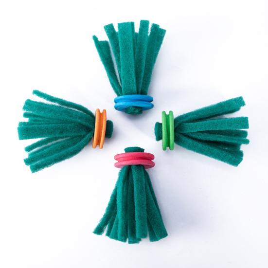 Mopy do tarła ryb Akwarium Bezpieczne mopy do rozmnażania Mopy do składania jaj z pływającymi piankowymi pierścieniami dla bojowników gupików