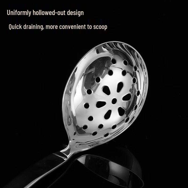 304 Stainless Steel Soup Ladle & Slotted Spoon Set