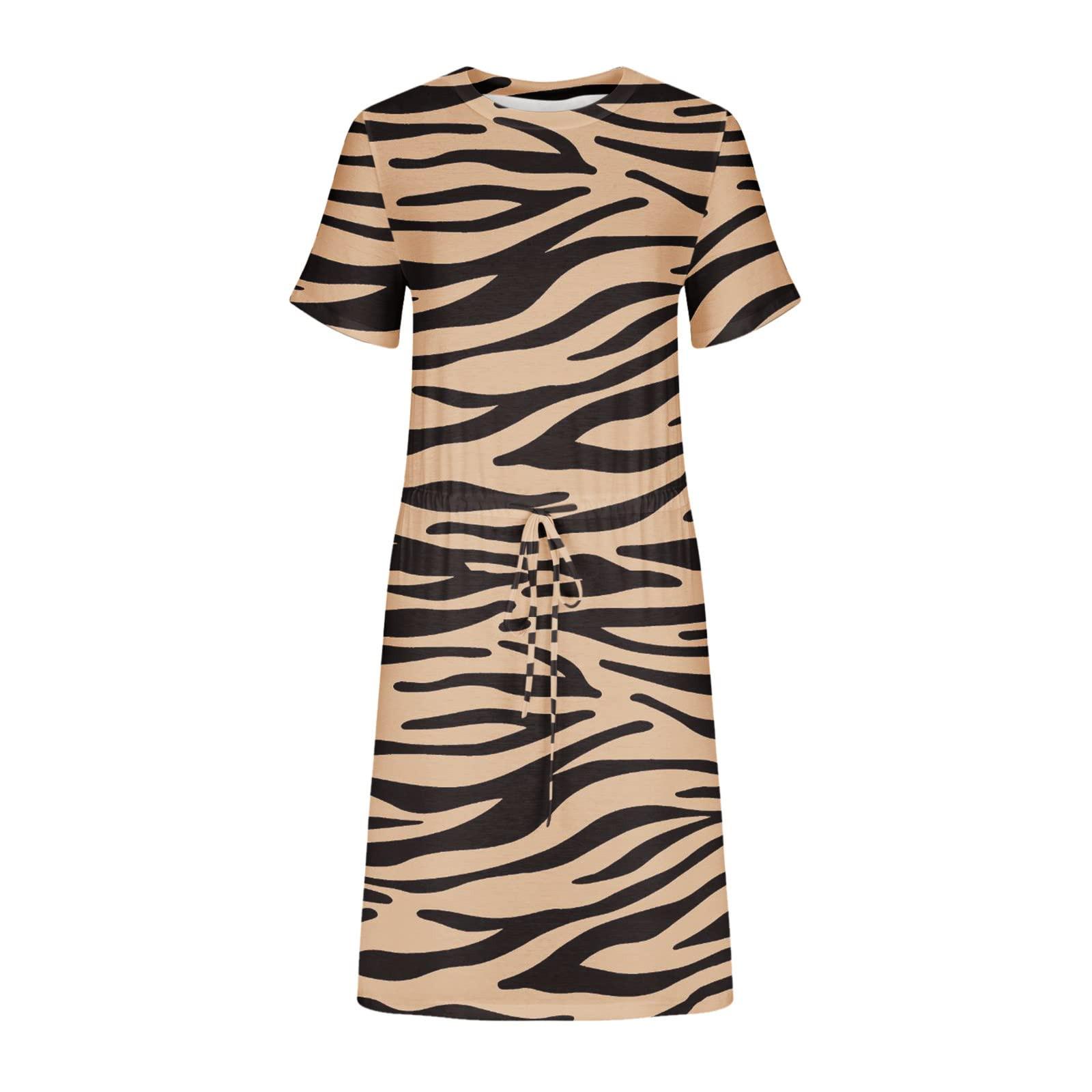 

(SU)Летние платья для женщин, повседневное короткое свободное пляжное женское платье с принтом