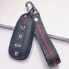 Silicone Car Keychain Strap for Chery Tiggo 7 Pro Arrizo 8 OMODA 5 Jetour Traveler Dashing Honeycomb Texture Shockproof Anti Lost Key Ring Holder