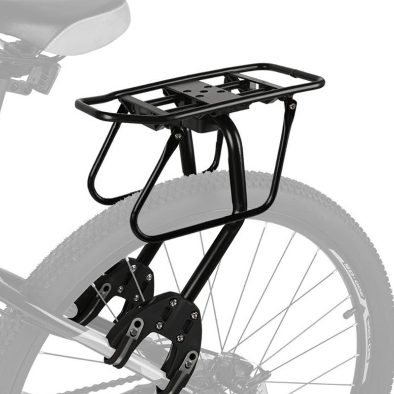 Aluminiumlegierung Mountainbike Rücksitze Gepäckträger Gestell Fahrrad Radsport Gepäckträger Rücksitze Gestell mit Seitenrahmen