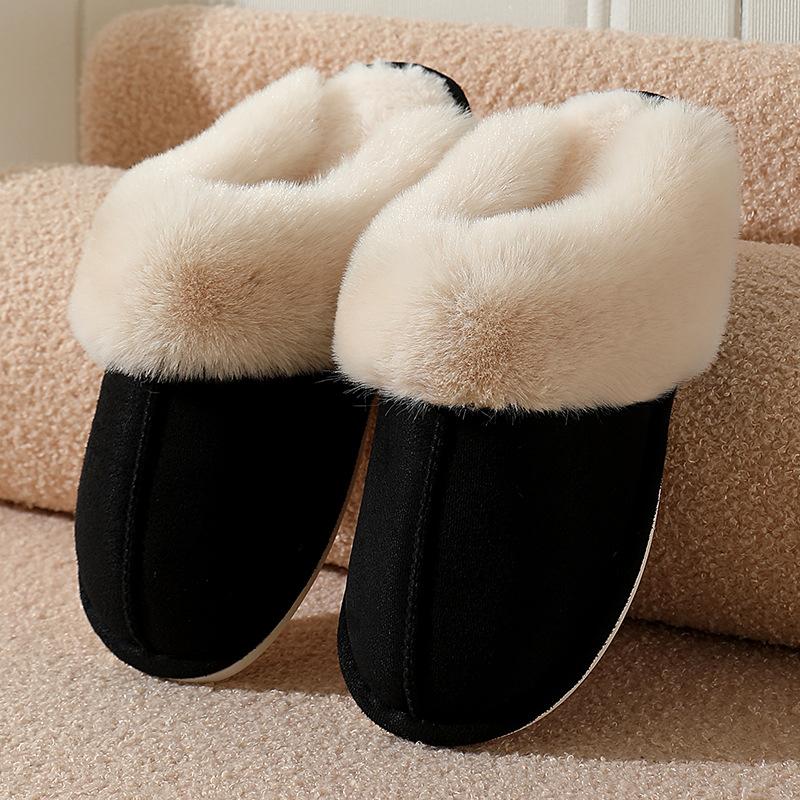 Woolen Home Slippers, Indoor Warm Slippers, Cotton Slippers