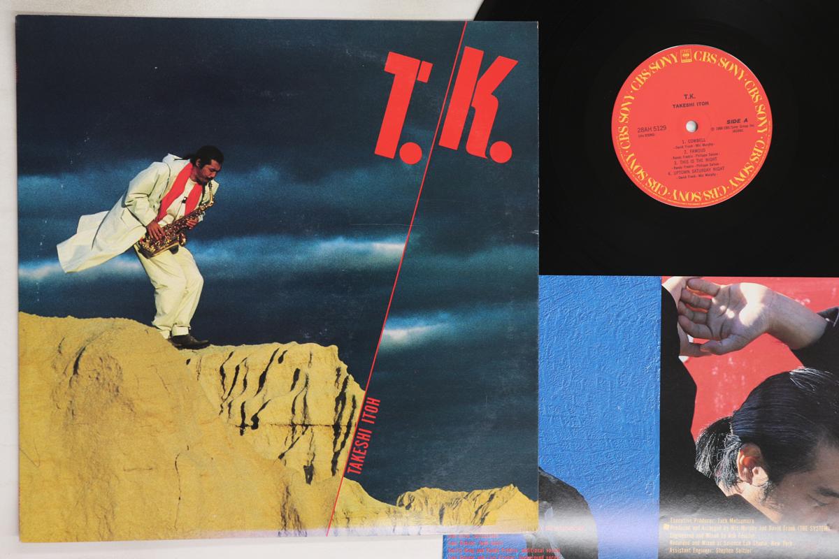 

LP Record TAKESHI ITO - T.k. 28AH5129 CBS/SONY 1988 Japan Jazz Used