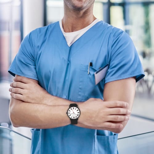 ShunkanSai Women's Analog Quartz Nurse Watch with Luminous Display, Easy-to-Read Dial, Stylish and Waterproof, Simple Design, Popular for Women, Busin