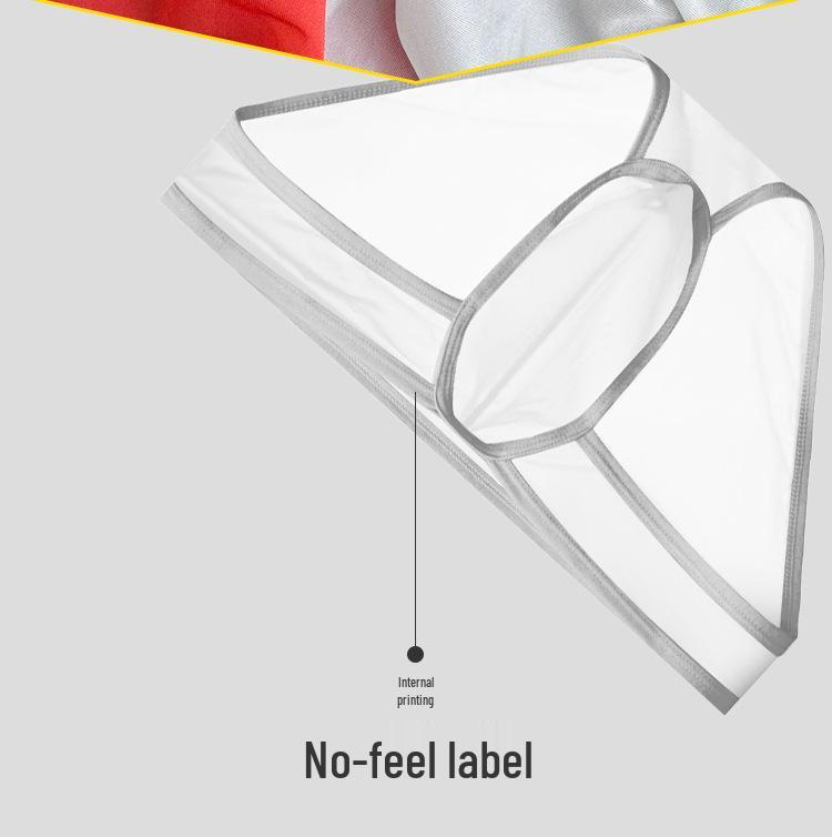 Men's Transparent Low-Rise Breathable Pouch Briefs for Sports Fitness