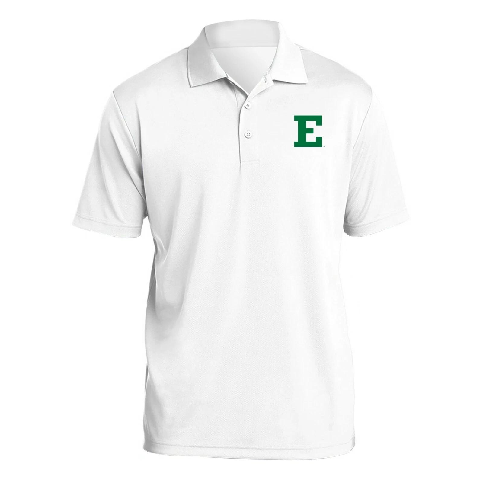 Eastern Michigan University Eagles Primary Logo LC Polo - White 3XL