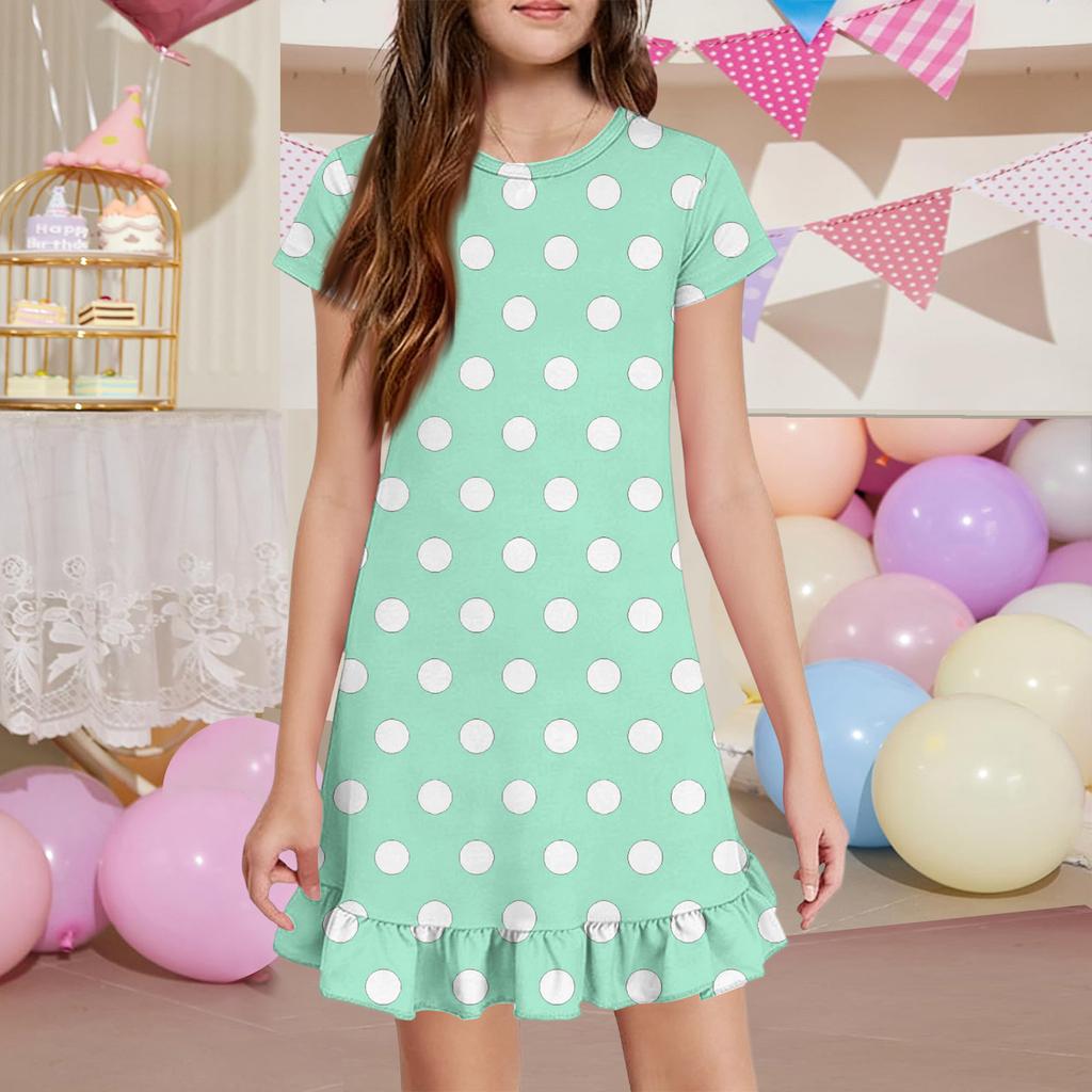 Girls' Pocket Dress - Short Sleeve Loungewear