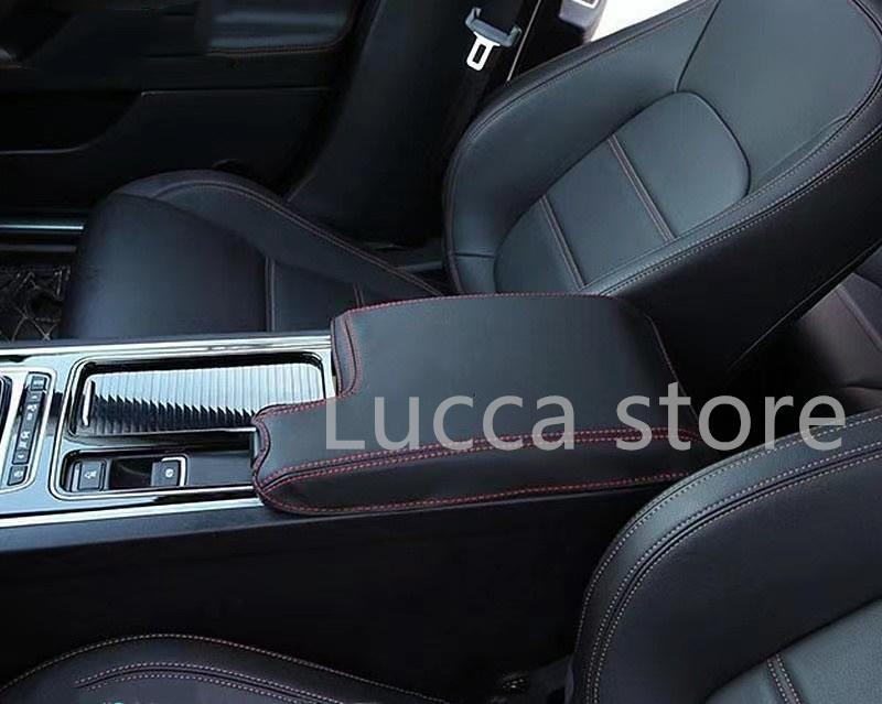 

Suede Warp For Jaguar F-PACE XE XF Accessories Central Armrest Cover Leather Storage Box Protective Pad Interior Modification For E-PACE