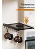 Invisible Foldable Suction Cup Drying Rack: Punch-Free, Retractable Shoe & Clothes Hanger for Balcony
