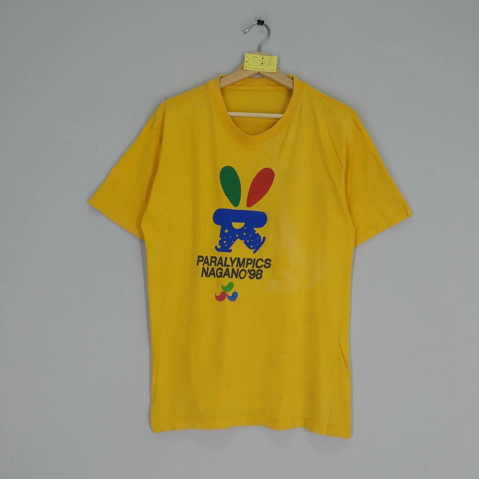 Vintage 1998 Paralympics Nagano T Shirt 4XL