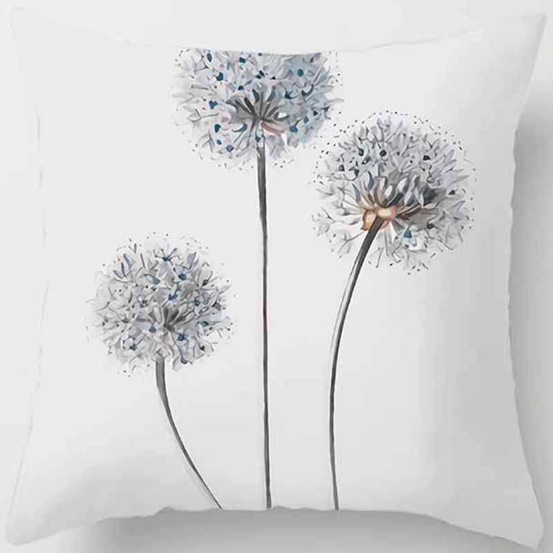 Auto Sofa Kissenbezug mit Löwenzahn-Druck Quadratischer Kissenbezug