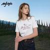 MJ STYLE Cooling Dog Print Short Sleeve T-shirt
