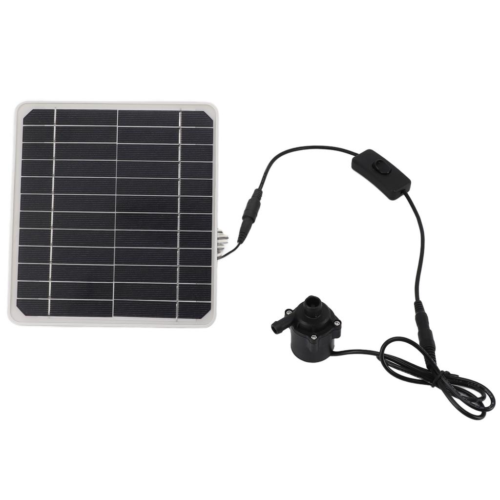 50W Solarbetriebene Wasserpumpe Solarpanel-Kit 24-Stunden-Betrieb Solarpanel-Wasserbrunnen-Pumpen-Kit