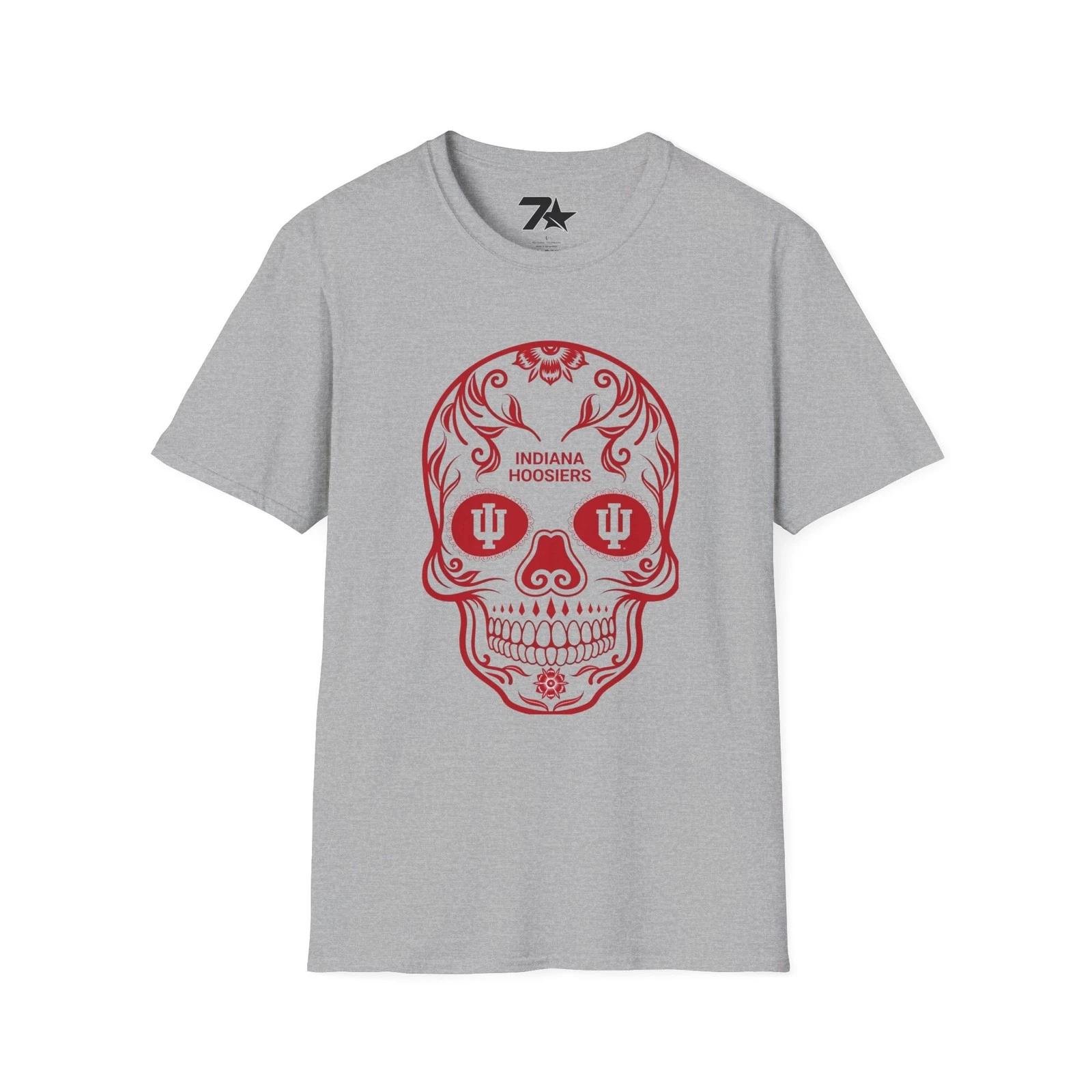Indiana Hoosiers Skull Playoffs Mindset T shirt | We Hard To Kill S