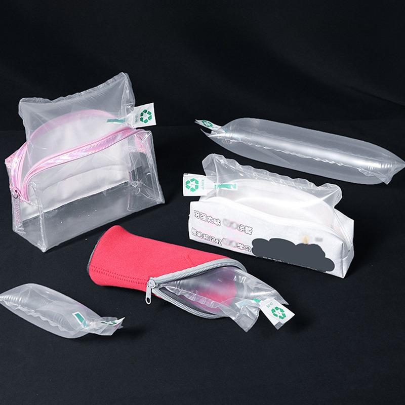 100pcs Nylon Material Inflatable Pouchs Express Packaging Filled with Air Column Bags Buffer Air Bags Anti-collision Fragile Product Protection Pad