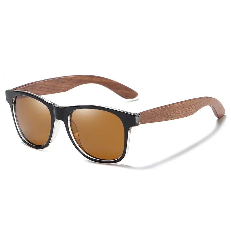 

Классические мужские ультрафиолетовые солнцезащитные очки Модные деревянные мужские для вождения, езды, спортивные солнцезащитные очки, деревянные бамбуковые очки, линзы с защитой от УФ-лучей 400