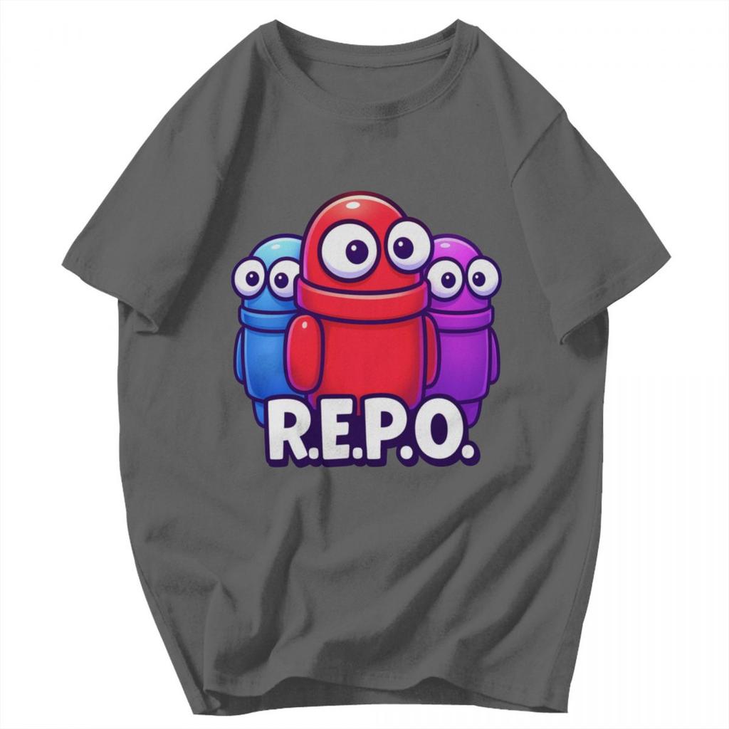 Men T Shirt REPO Game Funny Gifts Cotton Y2K Graphic Crewneck Unisex Tops T Shirts