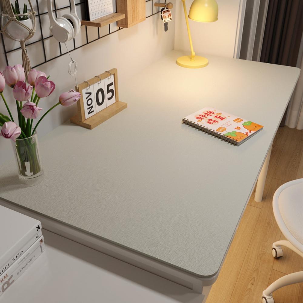 Oilproof Oilproof Table Cloths Waterproof Computer Desk Mat PU Leather Table Cover  Gamer Keyboard