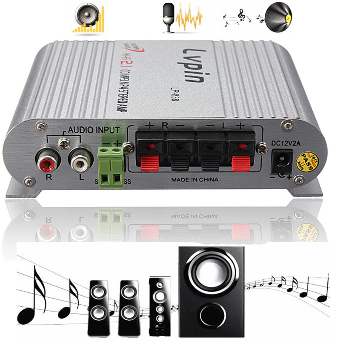 

12V 200W HiFi CD MP3 2CH Автомобиль Аудио Сstereo Power Усилитель Bluetooth FM Радио Главная театр Усилители Музыка Сабвуфер Звук Syste
