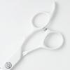 DEEDS GTZ White Scissors Thinning Scissors Thinning for Hairdressers and Includes Set of 2 [PF] (6.0 Inches) (Approx. 25% Rate) Barbers, Case,