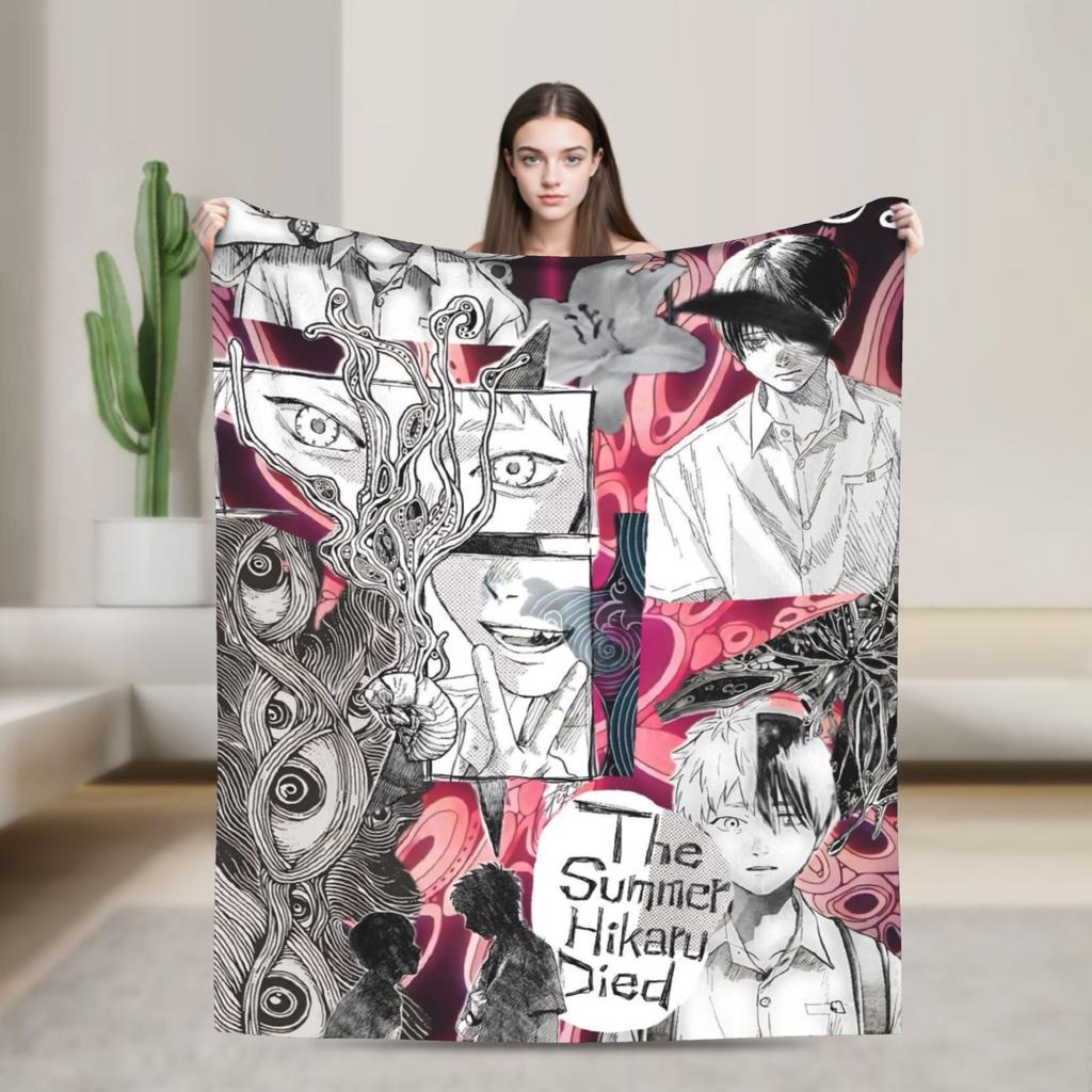 The Summer Hikaru Died Mange Blanket Quality Super Soft  Bedding Throws Winter Travel Office Couch Chair Fashion Bedspread