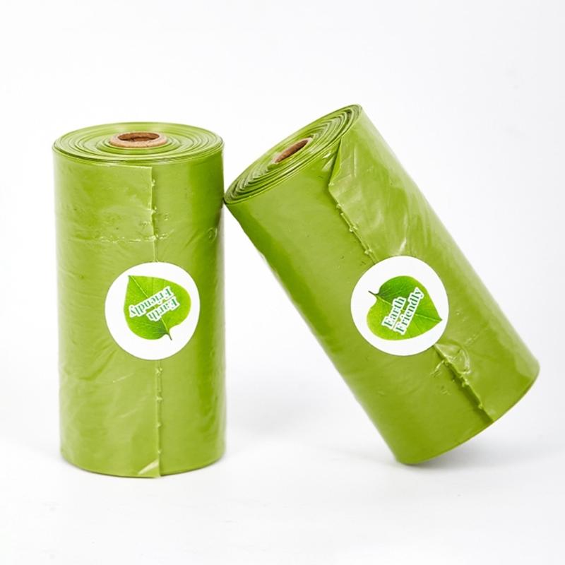Dog Walk Gear Waste Bag Rolls with Perforated Pull-Apart Bags for Park Use, Outdoor Pickup, and Portable Carry