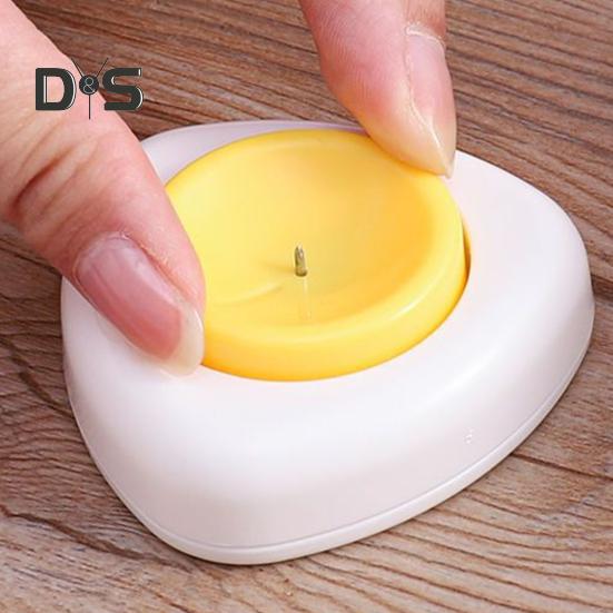 2Pcs Egg Punch Tool for Hard Boiled Eggs Easy Eggshell Peeler Remover with Safety Lock Kitchen Gadget Eggs Hole Puncher