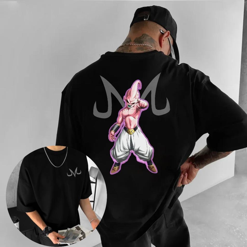 Neues Dragon Ball Anime Goku Rundhals Kurzarm 2026 Bandai Sommer Herren Sport Locker und Atmungsaktiv Baumwolle T-Shirt