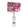 New Arrival Nurse Badge Reels Retractable Badge Holders With Alligator Clip Organ Heart Id Badge Clip For Doctor Nursing Student
