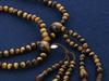 Kyoto Buddhist Altar Hayashi Buddhist Prayer Nichiren 2 Shaku Tiger Eye Stone with Prayer Bead Kyoto Beads, Sect, (1.2m), (Men's), Formal, Authentic,