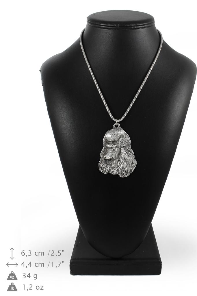 Poodle - Dog necklace, unique jewellery for the dog fan, unique adder pendant by Art-Dog brand