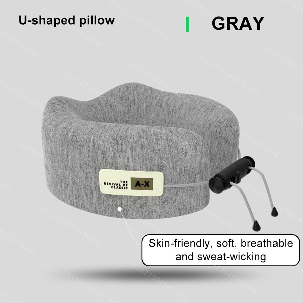 

Подушка для шеи из пены с эффектом памяти, U-образная, для путешествий, полетов, комфорт, поддержка, эргономичная подушка для сна, подголовник, облегчение в самолете