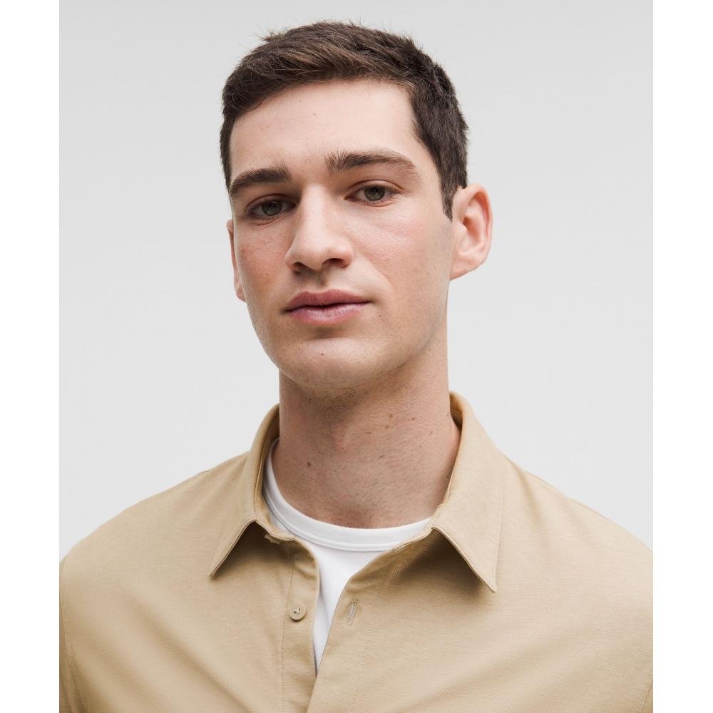 Lululemon Commission Long Sleeve Shirt Enzyme Dye Sheer Oak