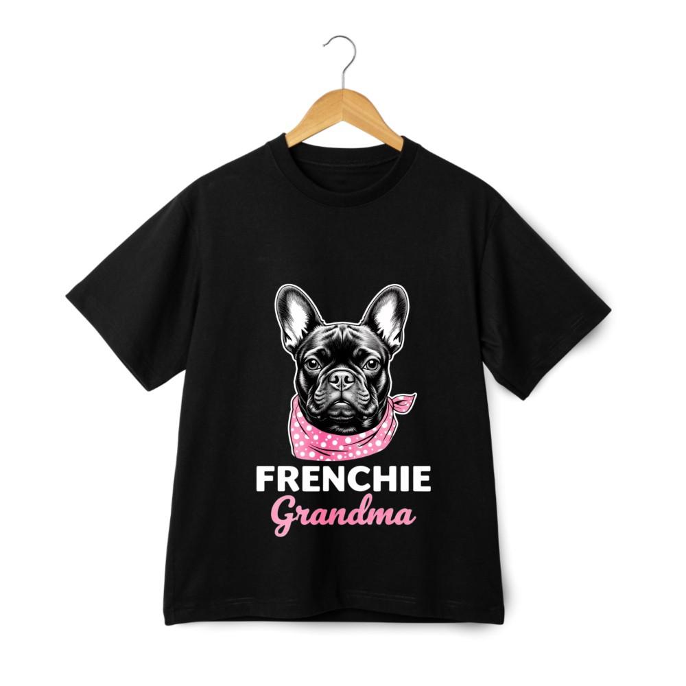 French Bulldog ''Frenchie Grandma'' Graphic Tee