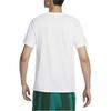 T Shirts Men's White Crew Neck Moderate Straight Fit FV8433-100