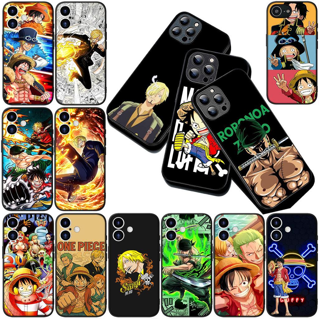 Cover for Motorola Moto G86 G57 E14 E15 G14 G34 G67 G84 G24 A54 G15 Power E22 Phone Case One Luffy Pieces Sanji Roronoa Zoro
